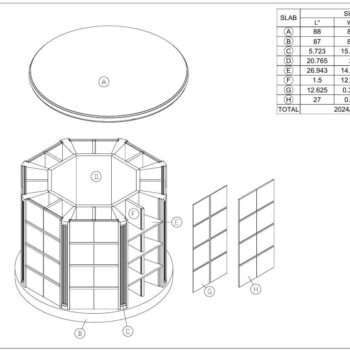 Willis Columbarium line drawing